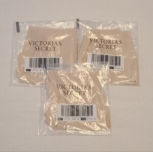 Set of 3 Victoria's Secret No Show Cheeky Panty in Marzipan XL